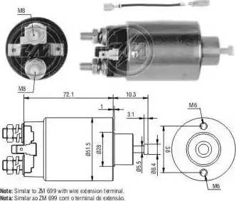 ERA 227101 - Ievilcējrelejs, Starteris www.autospares.lv