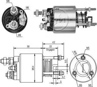 ERA 227180 - Ievilcējrelejs, Starteris www.autospares.lv