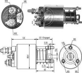 ERA 227864 - Ievilcējrelejs, Starteris www.autospares.lv