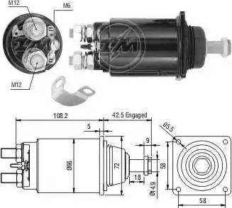 ERA 227808 - Ievilcējrelejs, Starteris www.autospares.lv