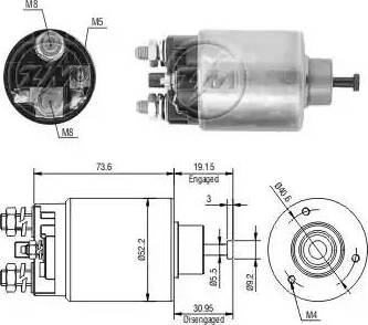 ERA 227819 - Ievilcējrelejs, Starteris www.autospares.lv