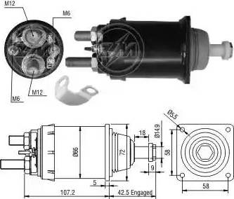 ERA 227811 - Ievilcējrelejs, Starteris www.autospares.lv