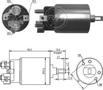 ERA 227882 - Ievilcējrelejs, Starteris www.autospares.lv