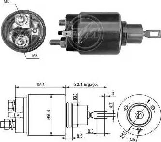 ERA 227875 - Ievilcējrelejs, Starteris www.autospares.lv