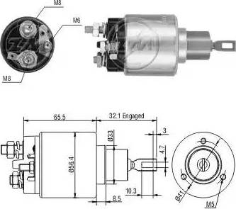 ERA 227871 - Solenoid Switch, starter www.autospares.lv