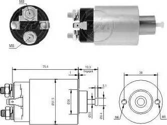 ERA 227399 - Ievilcējrelejs, Starteris www.autospares.lv