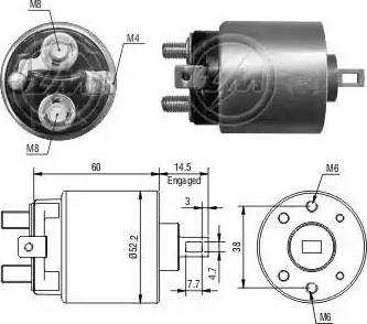 ERA 227301 - Ievilcējrelejs, Starteris www.autospares.lv