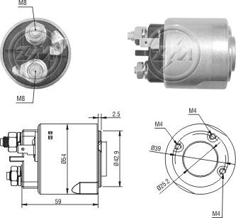 ERA 227318 - Ievilcējrelejs, Starteris www.autospares.lv