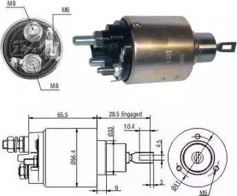 ERA 227226 - Тяговое реле, соленоид, стартер www.autospares.lv