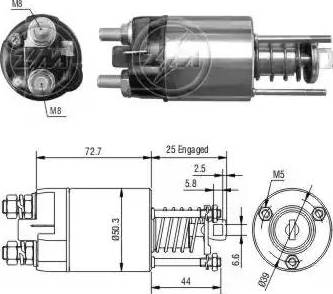 ERA 227749 - Ievilcējrelejs, Starteris autospares.lv