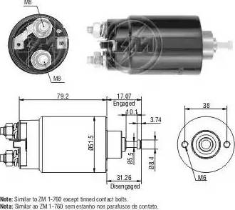 ERA 227743 - Solenoid Switch, starter www.autospares.lv