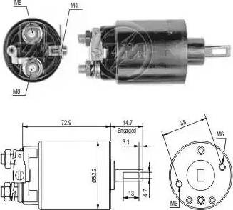 ERA 227769 - Ievilcējrelejs, Starteris www.autospares.lv