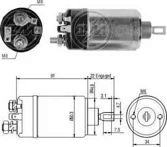 ERA 227700 - Ievilcējrelejs, Starteris www.autospares.lv