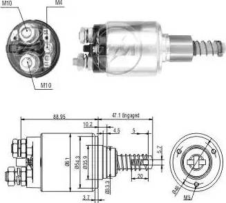 ERA 227714 - Ievilcējrelejs, Starteris www.autospares.lv