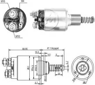 ERA 227717 - Ievilcējrelejs, Starteris www.autospares.lv