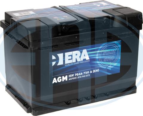 ERA A57012 - Startera akumulatoru baterija www.autospares.lv