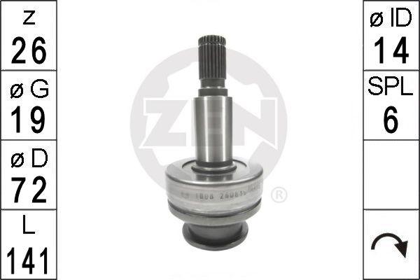 ERA ZEN1808 - Zobrats, Starteris www.autospares.lv