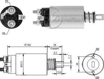 ERA ZM982 - Ievilcējrelejs, Starteris www.autospares.lv