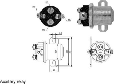 ERA ZM4407 - Ievilcējrelejs, Starteris autospares.lv