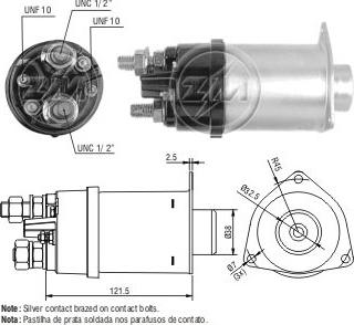 ERA ZM458 - Ievilcējrelejs, Starteris www.autospares.lv