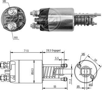 ERA ZM4651 - Ievilcējrelejs, Starteris www.autospares.lv