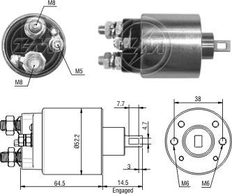 ERA ZM485 - Ievilcējrelejs, Starteris www.autospares.lv