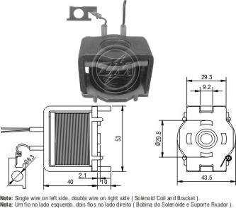 ERA ZM421 - Тяговое реле, соленоид, стартер www.autospares.lv