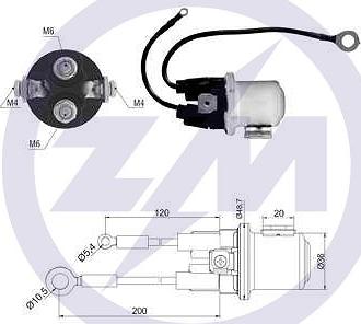 ERA ZM428 - Ievilcējrelejs, Starteris www.autospares.lv