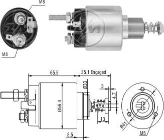 ERA ZM476 - Ievilcējrelejs, Starteris www.autospares.lv