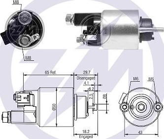 ERA ZM4708 - Ievilcējrelejs, Starteris www.autospares.lv