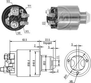 ERA ZM471 - Ievilcējrelejs, Starteris www.autospares.lv