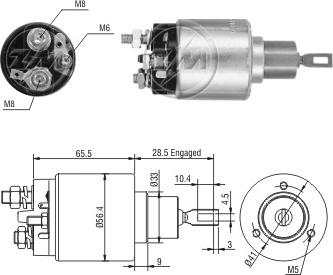 ERA ZM4775 - Ievilcējrelejs, Starteris www.autospares.lv