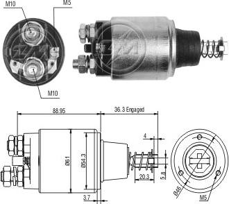 ERA ZM548 - Ievilcējrelejs, Starteris www.autospares.lv