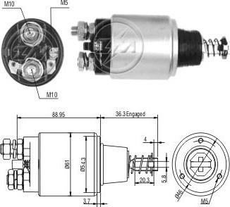 ERA ZM550 - Ievilcējrelejs, Starteris www.autospares.lv