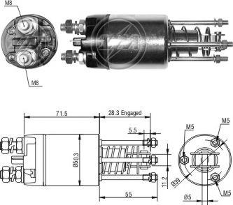 ERA ZM5651 - Ievilcējrelejs, Starteris www.autospares.lv