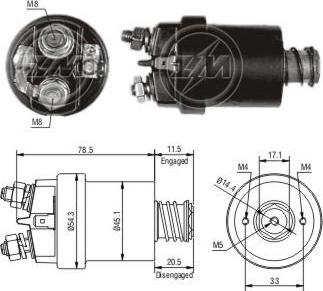 ERA ZM560 - Ievilcējrelejs, Starteris www.autospares.lv