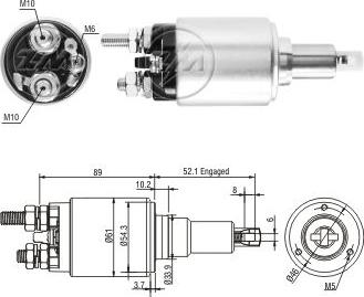 ERA ZM5639 - Ievilcējrelejs, Starteris www.autospares.lv