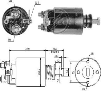 ERA ZM583 - Ievilcējrelejs, Starteris autospares.lv