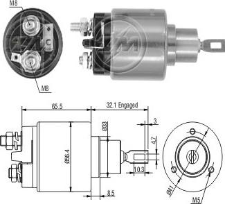 ERA ZM575C - Ievilcējrelejs, Starteris www.autospares.lv