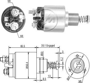 ERA ZM576 - Ievilcējrelejs, Starteris www.autospares.lv