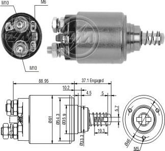 ERA ZM644 - Ievilcējrelejs, Starteris www.autospares.lv