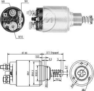 ERA ZM640 - Ievilcējrelejs, Starteris www.autospares.lv