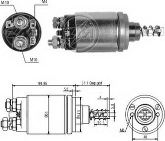 ERA ZM642 - Ievilcējrelejs, Starteris www.autospares.lv