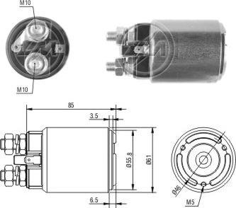 ERA ZM656 - Ievilcējrelejs, Starteris www.autospares.lv