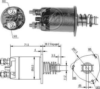 ERA ZM652 - Ievilcējrelejs, Starteris www.autospares.lv