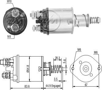 ERA ZM615 - Ievilcējrelejs, Starteris www.autospares.lv