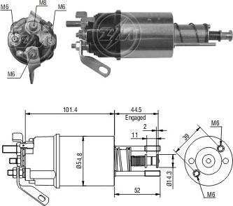 ERA ZM610 - Ievilcējrelejs, Starteris www.autospares.lv