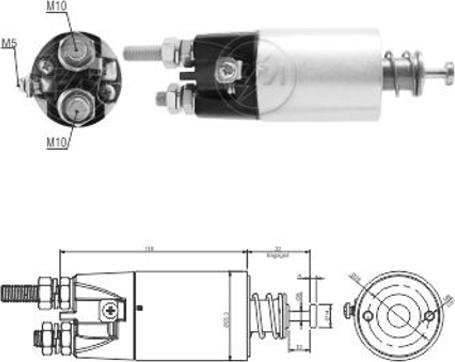 ERA ZM6897 - Ievilcējrelejs, Starteris www.autospares.lv