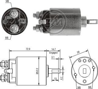 ERA ZM683 - Ievilcējrelejs, Starteris autospares.lv