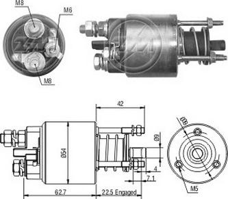 ERA ZM6395 - Ievilcējrelejs, Starteris www.autospares.lv